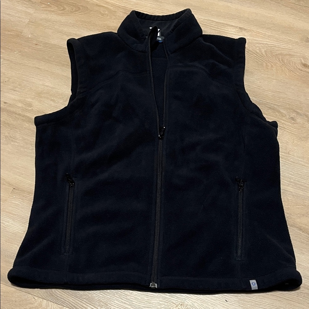 MEC Women's Black Full-Zip Fleece Vest